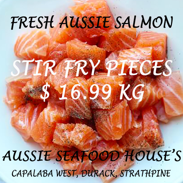 Salmon Stir Fry Durack Aussie Seafood House